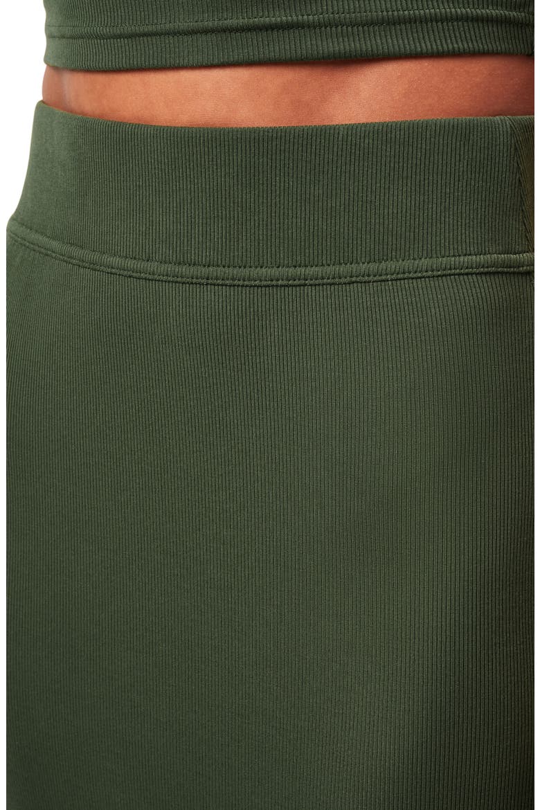 Cloud Rib Midi Skirt, Alternate, color, CLOVER
