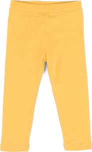 Leveret Girls Cotton Leggings, Solid Colors