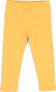 Leveret Girls Cotton Leggings, Solid Colors