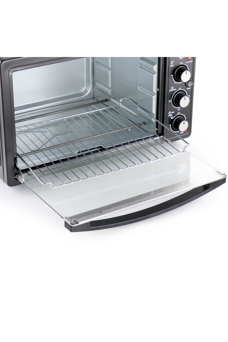Toaster Oven and Broiler with Dual Burners, Alternate, color, Black