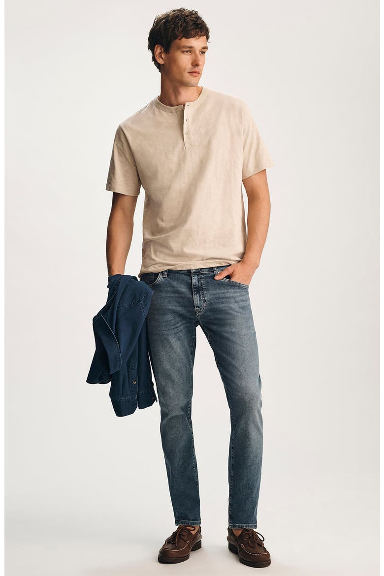 Jake Slim Fit Jeans, Alternate, color, DARK USED BRUSHED