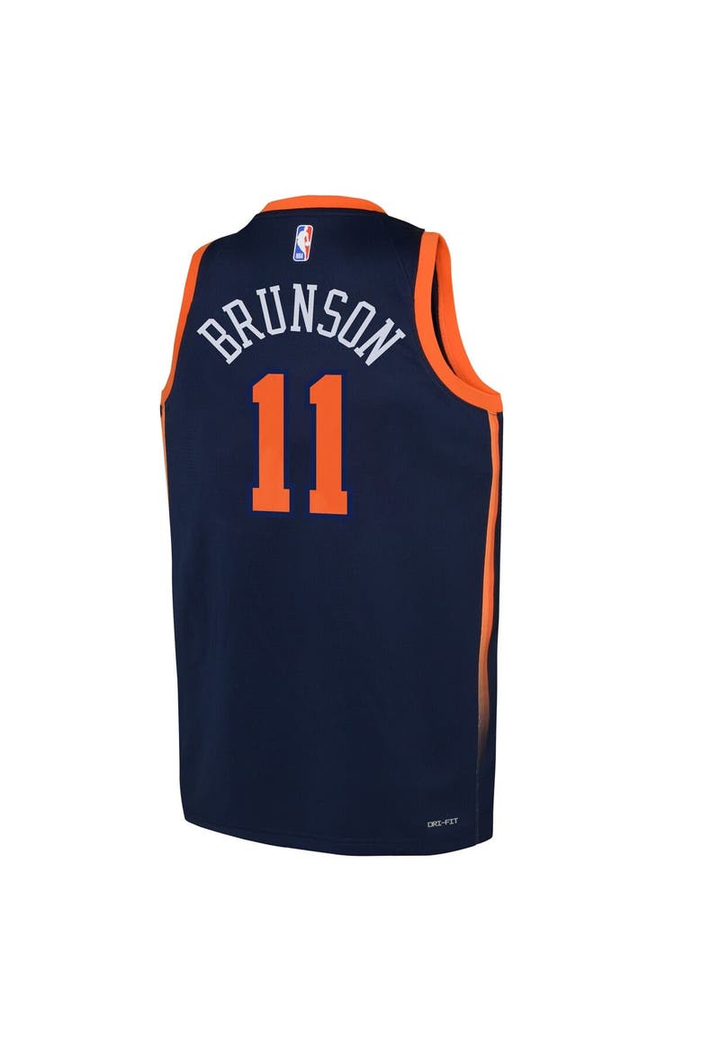 Youth Jordan Brand Jalen Brunson Navy New York Knicks Swingman