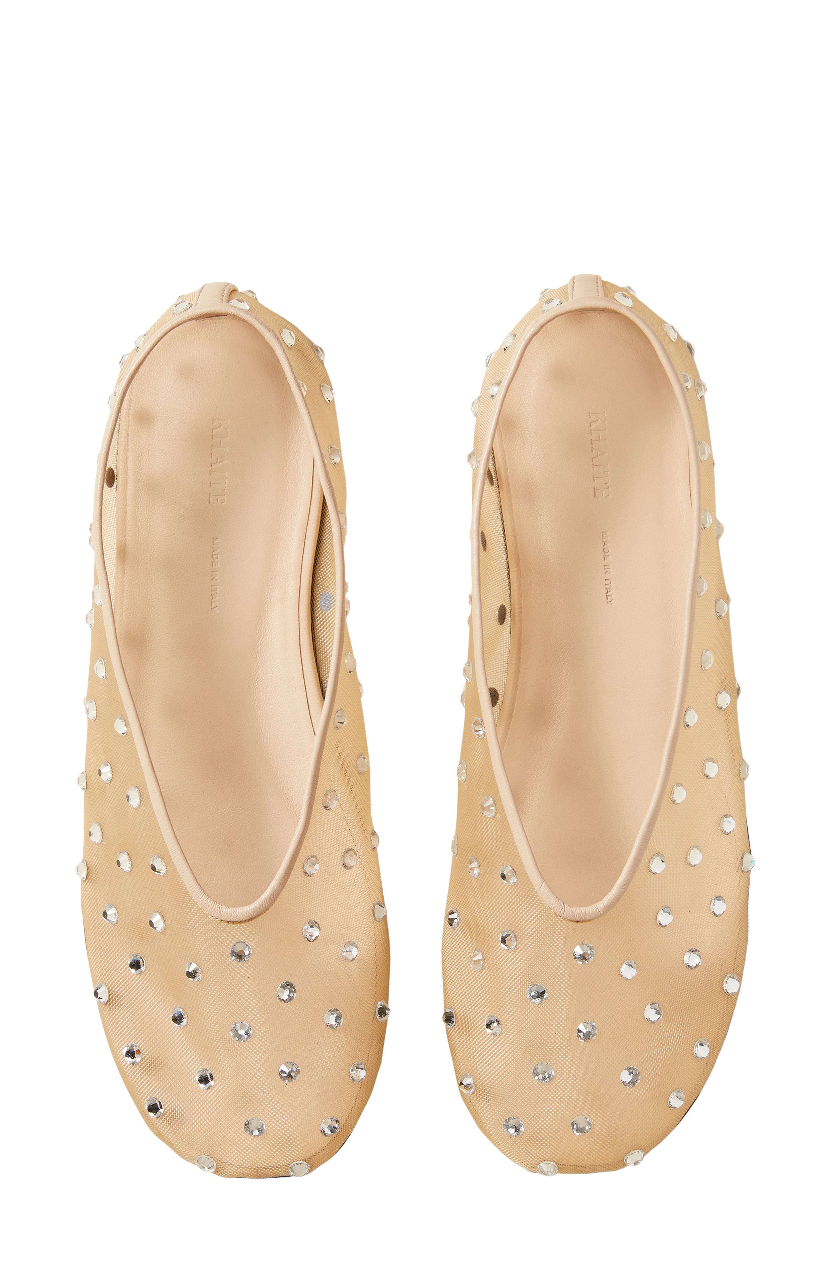 The Marcy Crystal Flat, Alternate, color, LIGHT NUDE