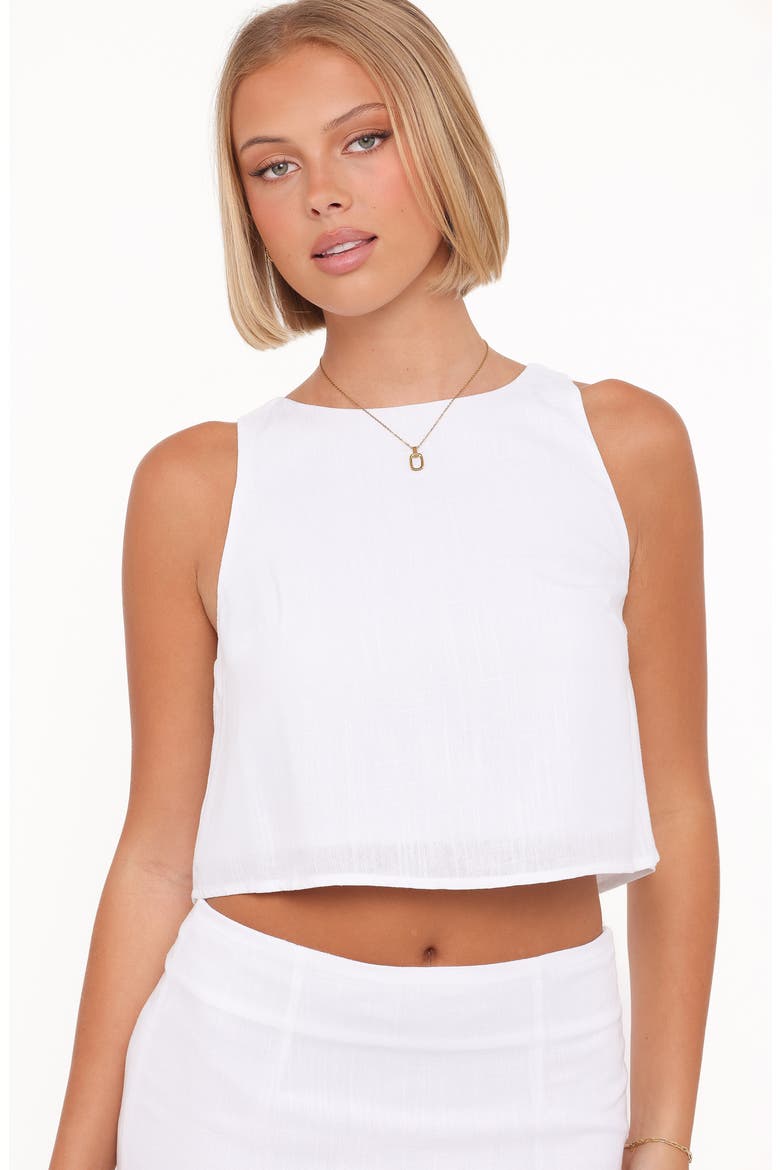 Madison Crop Tank, Alternate, color, WHITE