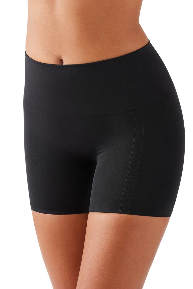 Smooth Series™ Shaping Shorts, Alternate, color, BLACK