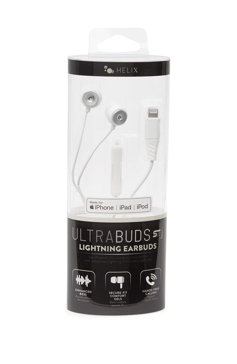 RETRAK Wired Ear Buds - White, Main, color,