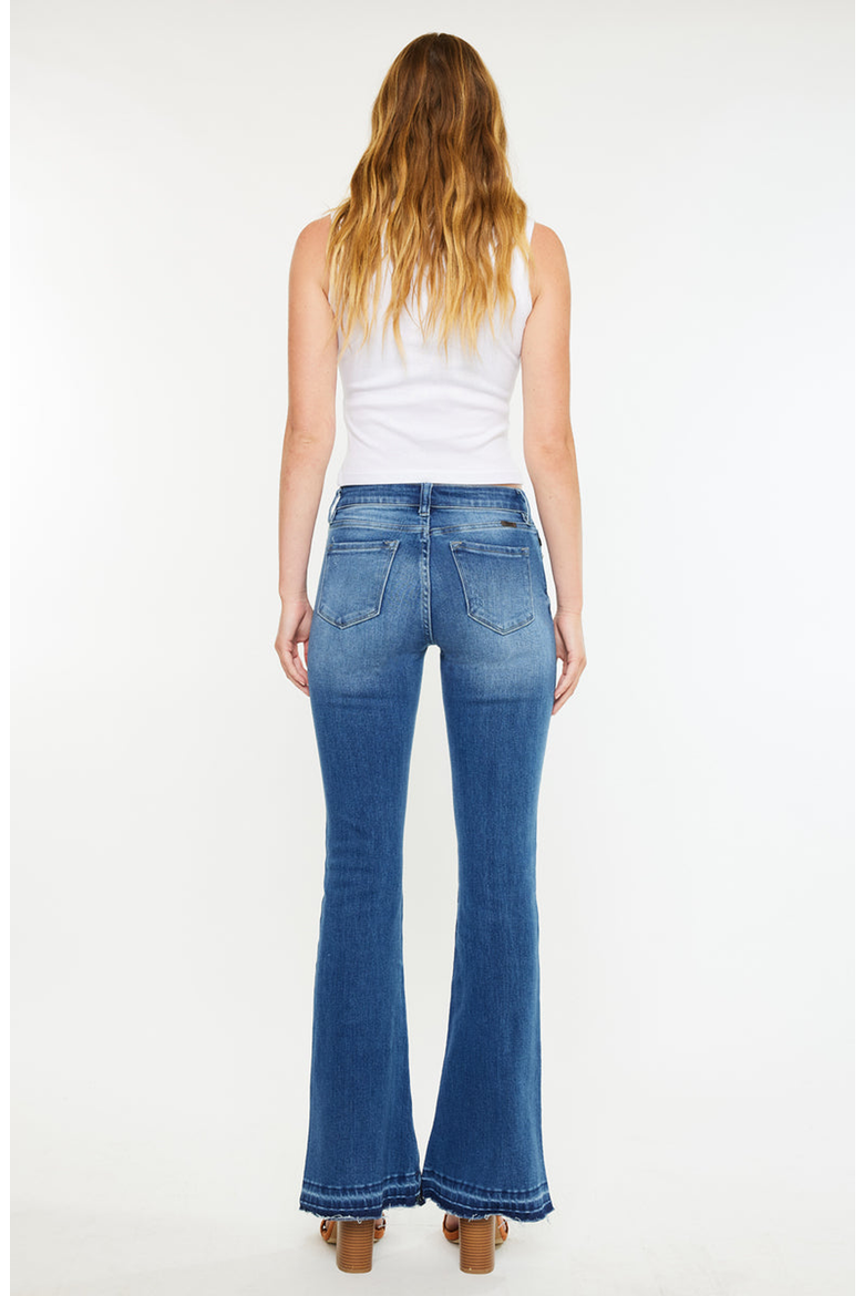 Lurice Mid Rise Flare Jeans, Alternate, color, Medium Wash