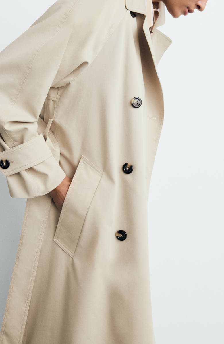 MANGO Angela Trench Coat, Alternate, color,