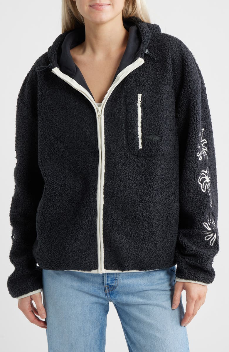 Rip Curl Pacific Rider Fleece, Alternate, color, Noir