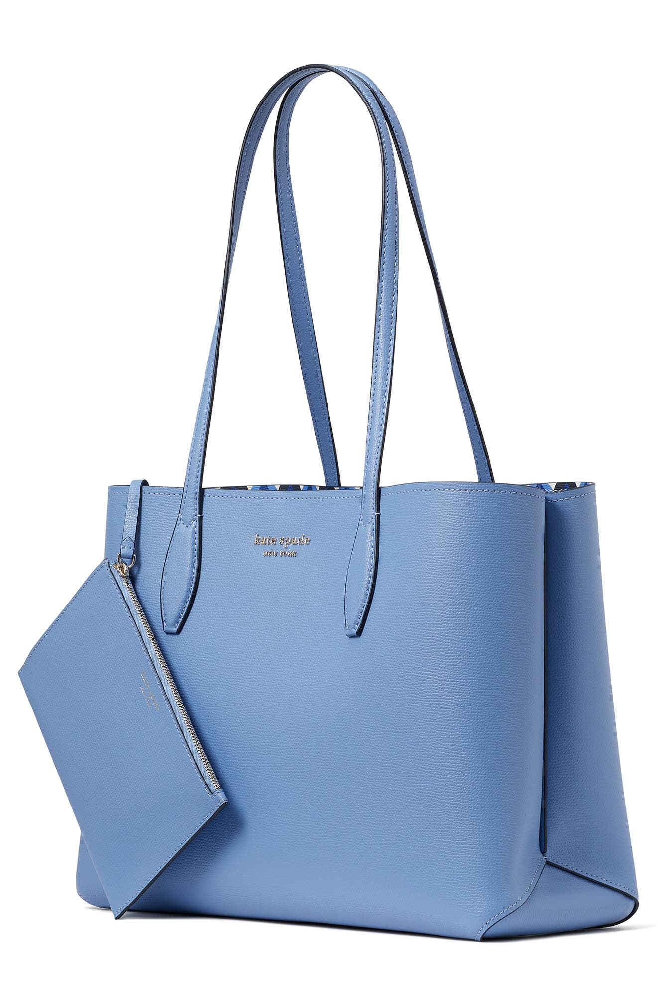 Kate Spade New York large all day patio tile leather tote, Alternate, color, 