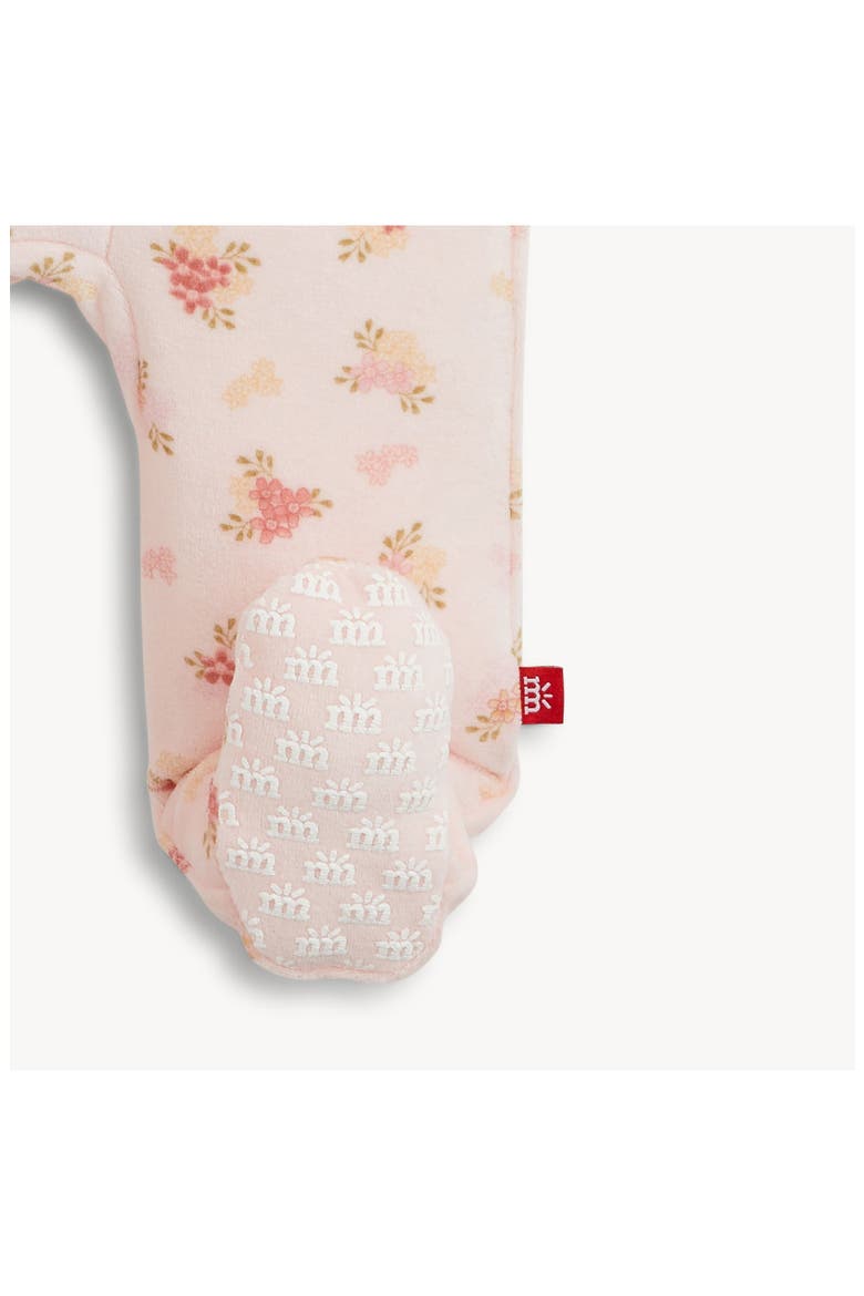 Kids' Floral Velour Footie, Alternate, color, FLOWER GIRL