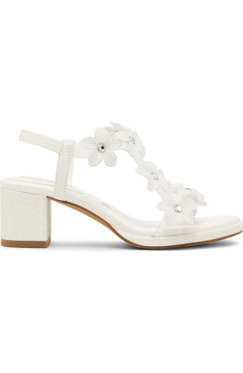 Steve Madden Kids' Jsavvy Slingback Sandal, Alternate, color, White