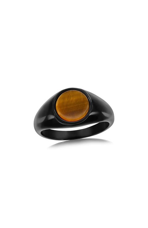 Men's Inlay Signet Ring