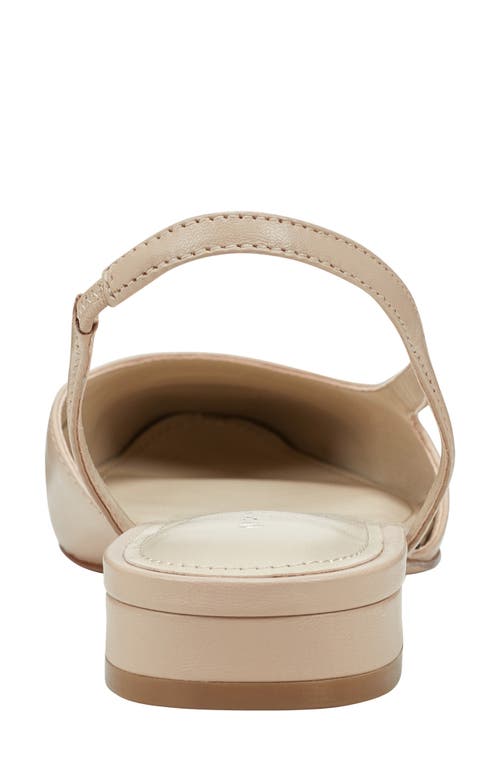 Marc Fisher Dela Slingback Flat In Nude