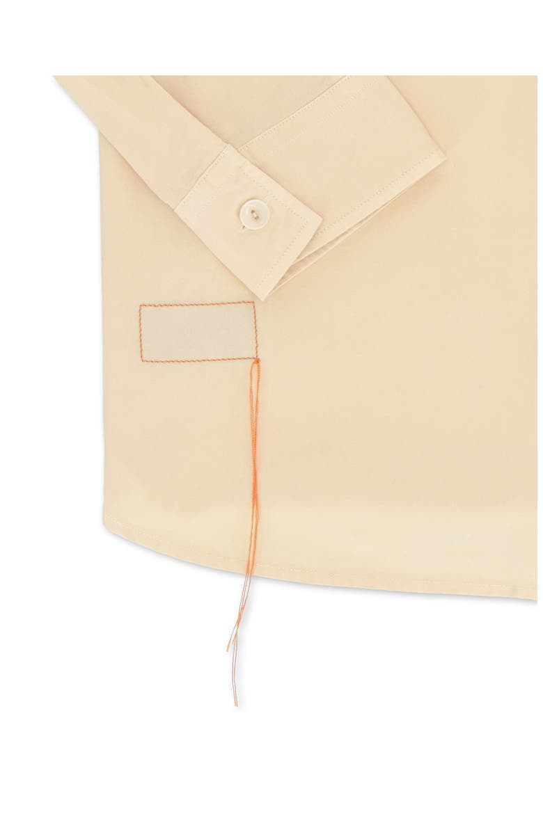 CPO Twill Cotton Overshirt, Alternate, color, MILK