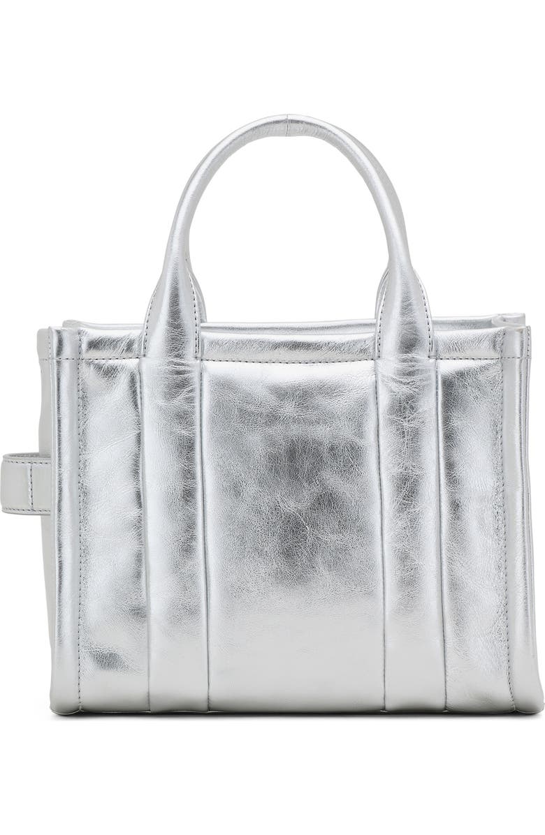 Marc Jacobs The Small Metallic Leather Tote, Alternate, color,