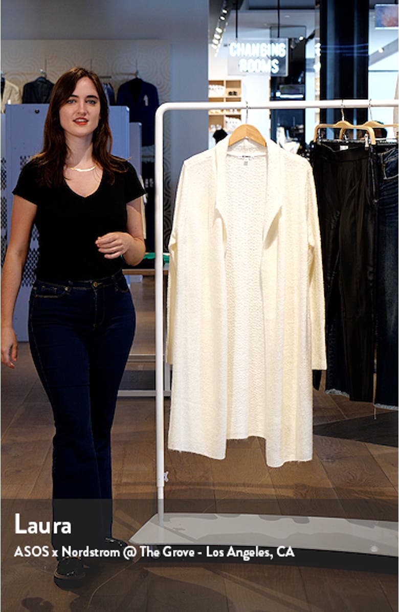 Alder Shawl Collar Longline Cardigan, sales video thumbnail