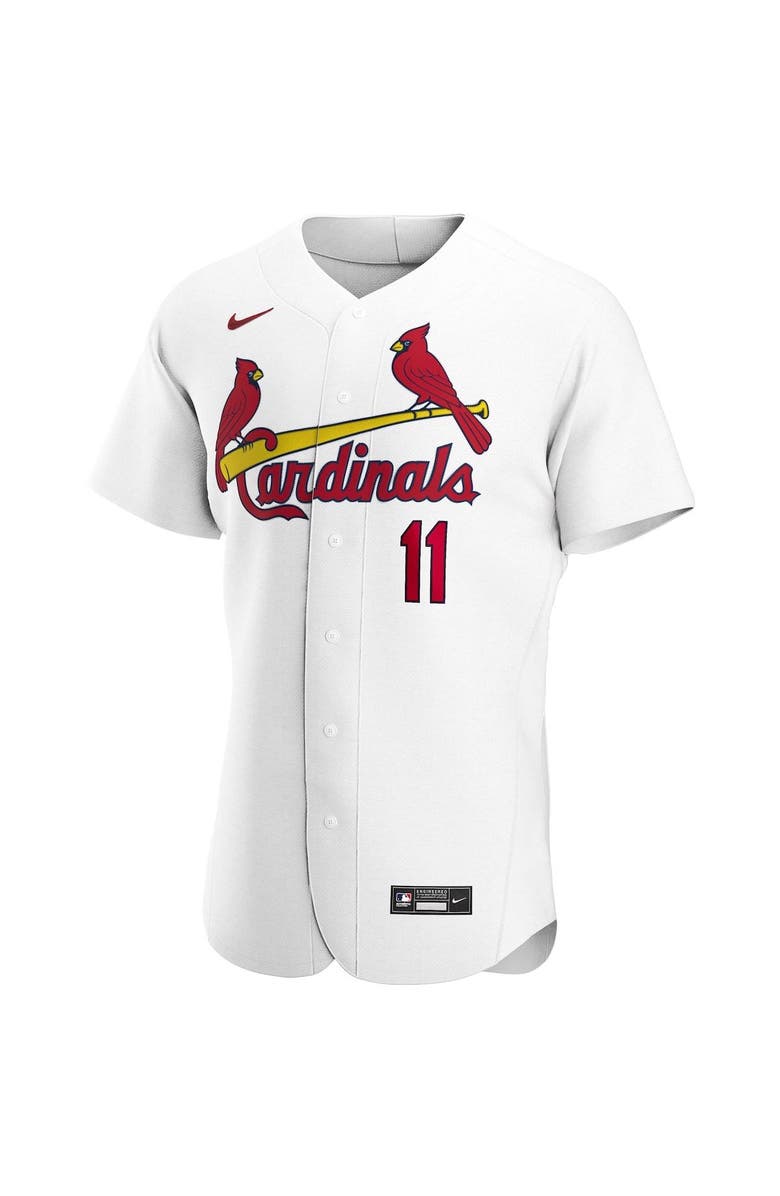 Nike Men's Nike Paul DeJong White St. Louis Cardinals Home Authentic Player Jersey, Alternate, color, 