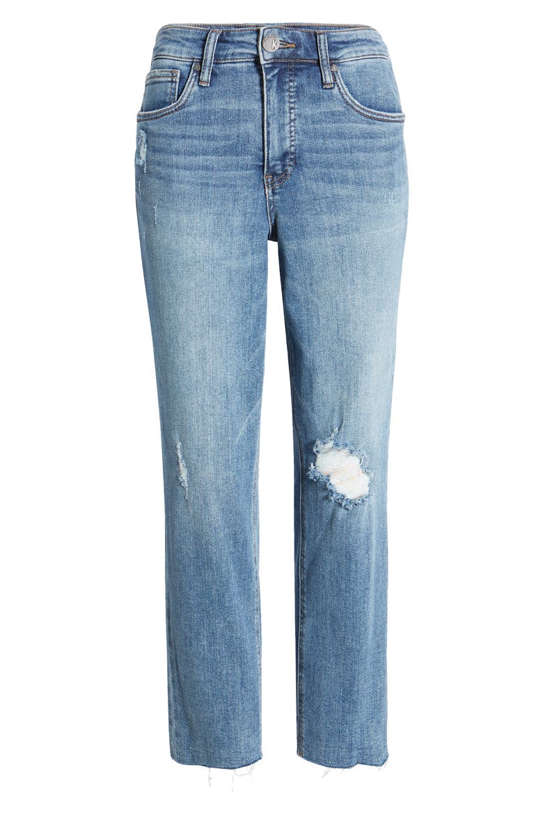 Women's Rachel High Waist Fab Ab Mom Jeans, Alternate, color, RESPECTED