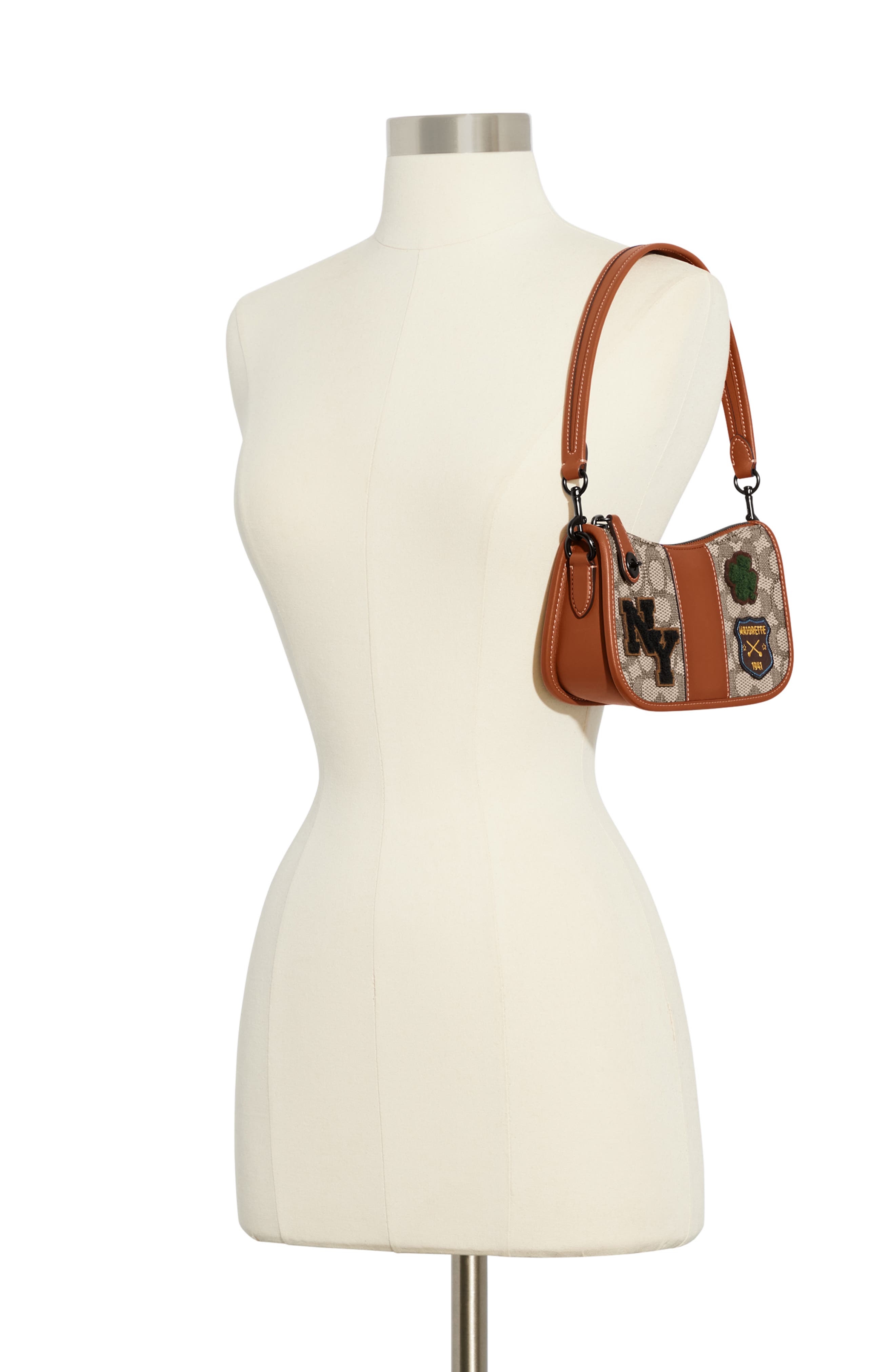 COACH Originals Signature Appliqué Shoulder Bag, Alternate, color, 