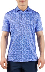TailorByrd Floral Dreams Print Performance Polo