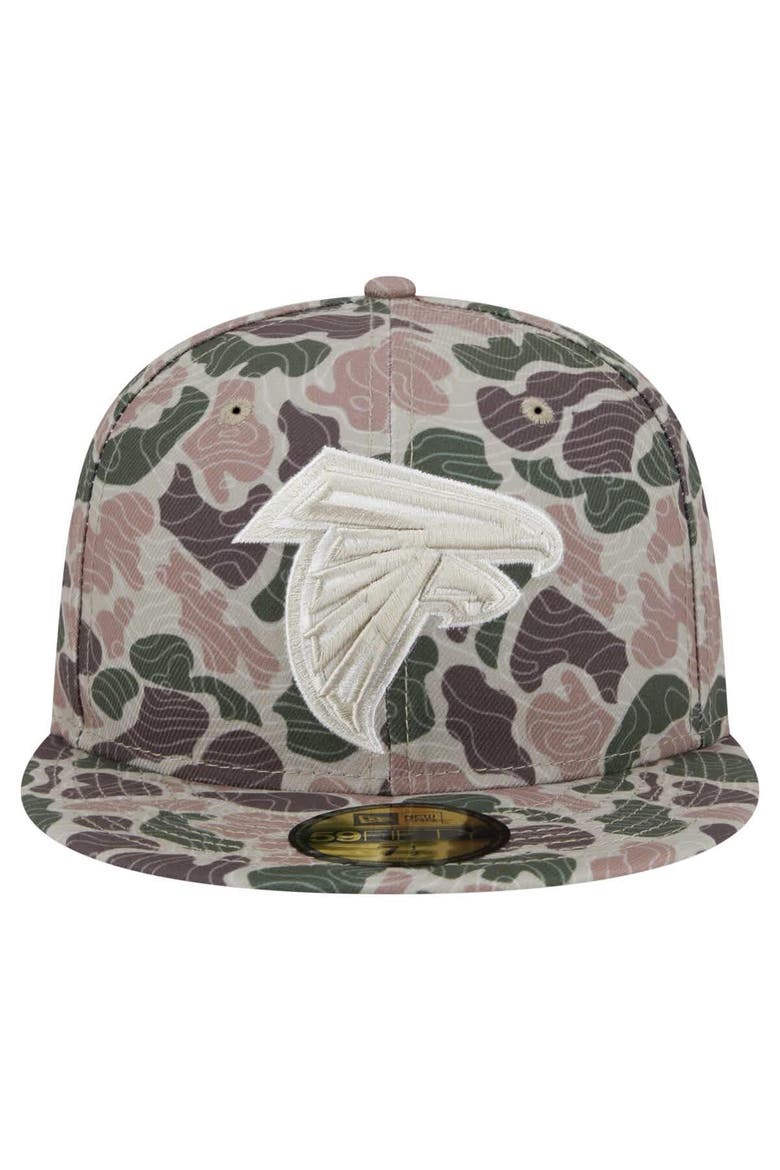 Men's New Era  Atlanta Falcons Geo Camo 59FIFTY Fitted Hat, Alternate, color, Camo