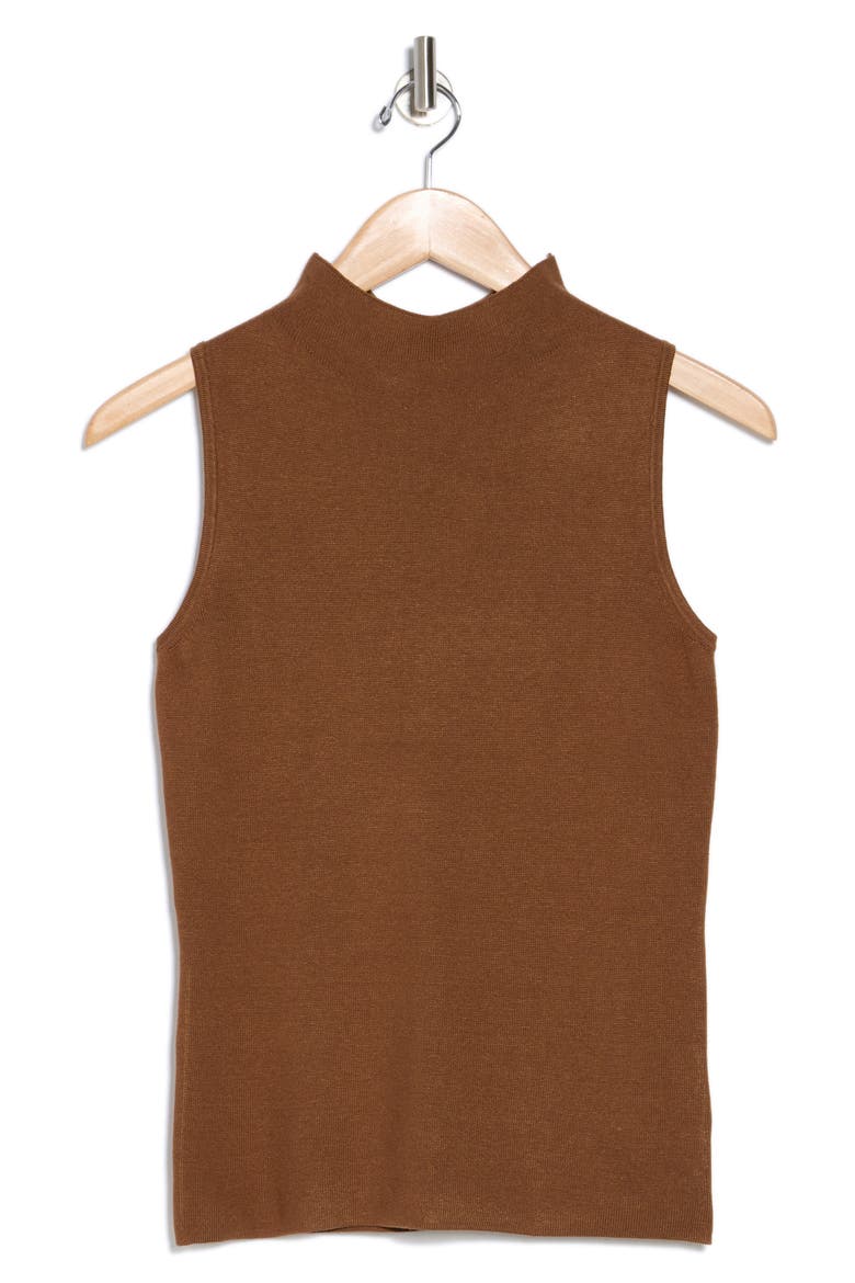 Sleeveless Sweater, Alternate, color, HAZELNUT