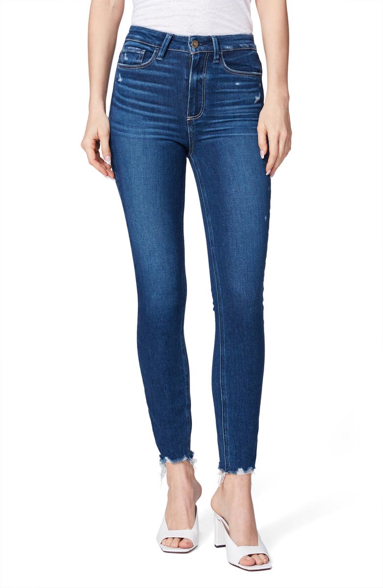 PAIGE Transcend Margot High Waist Ankle Skinny Jeans, Main, color, 