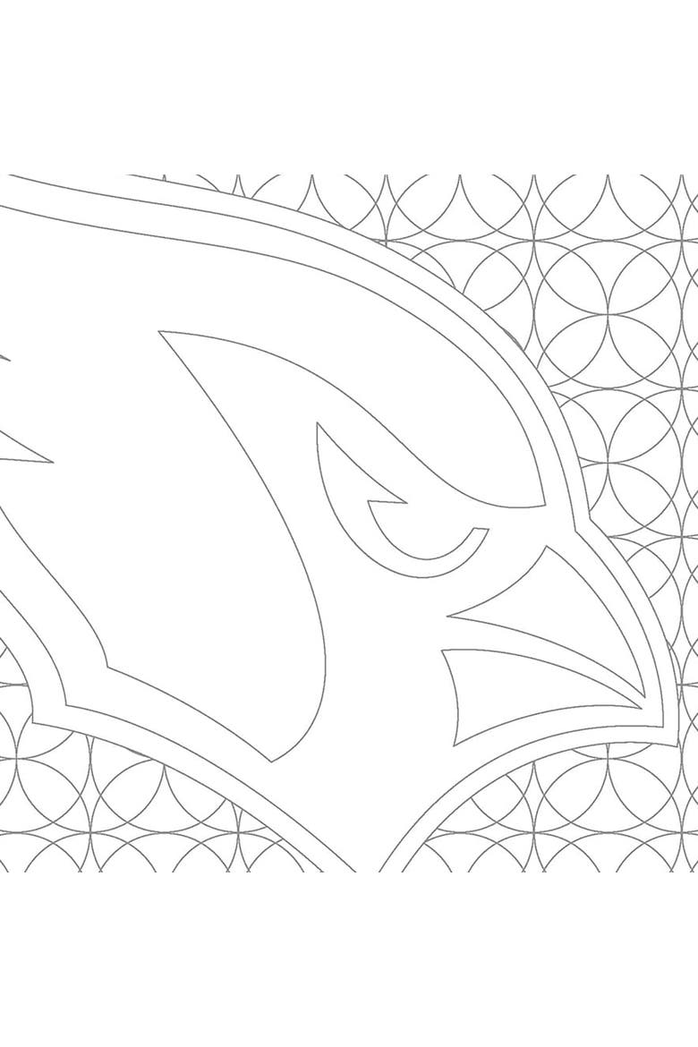 In the Sports Zone   NFL Adult Coloring Book, Arizona Cardinals, Alternate, color, Multicolored