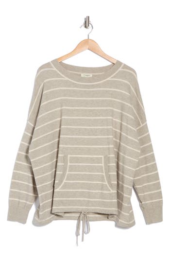 MAX STUDIO MAX STUDIO DRAWSTRING SWEATER