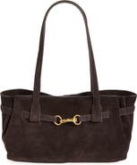 MANGO Chus Suede Shoulder Bag