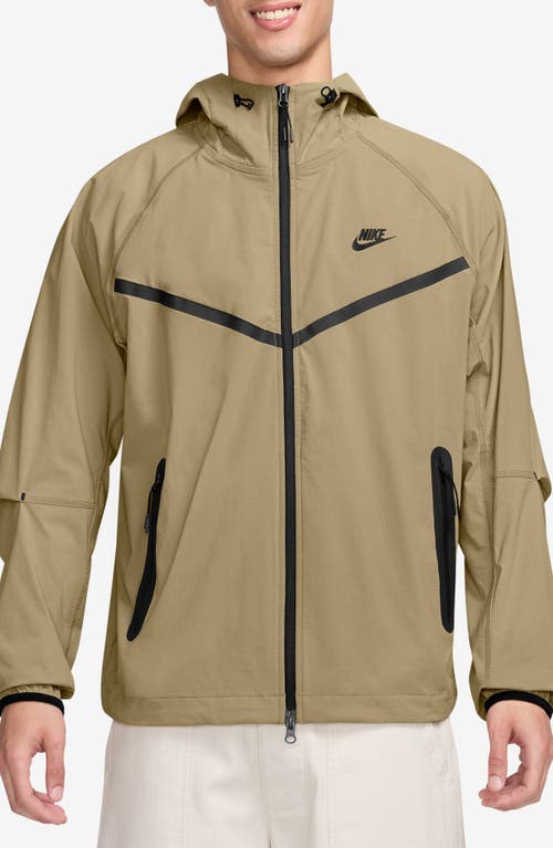 Nike Men's Tech Woven Jacket In Parachute Beige/black