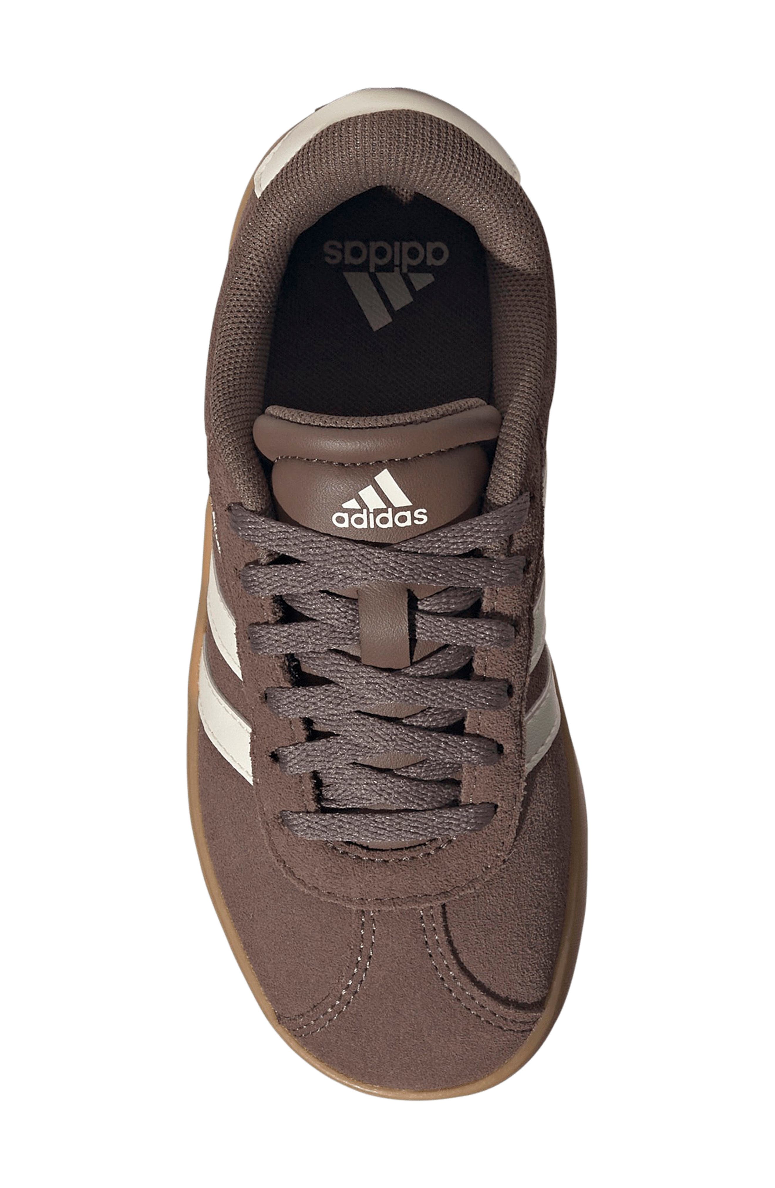 adidas Kids' VL Court 3.0 Sneaker, Alternate, color, Earth/ Chalk White/ Gum