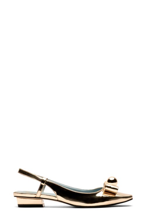 Frances Valentine Aubrey Slingback Flat In Platino