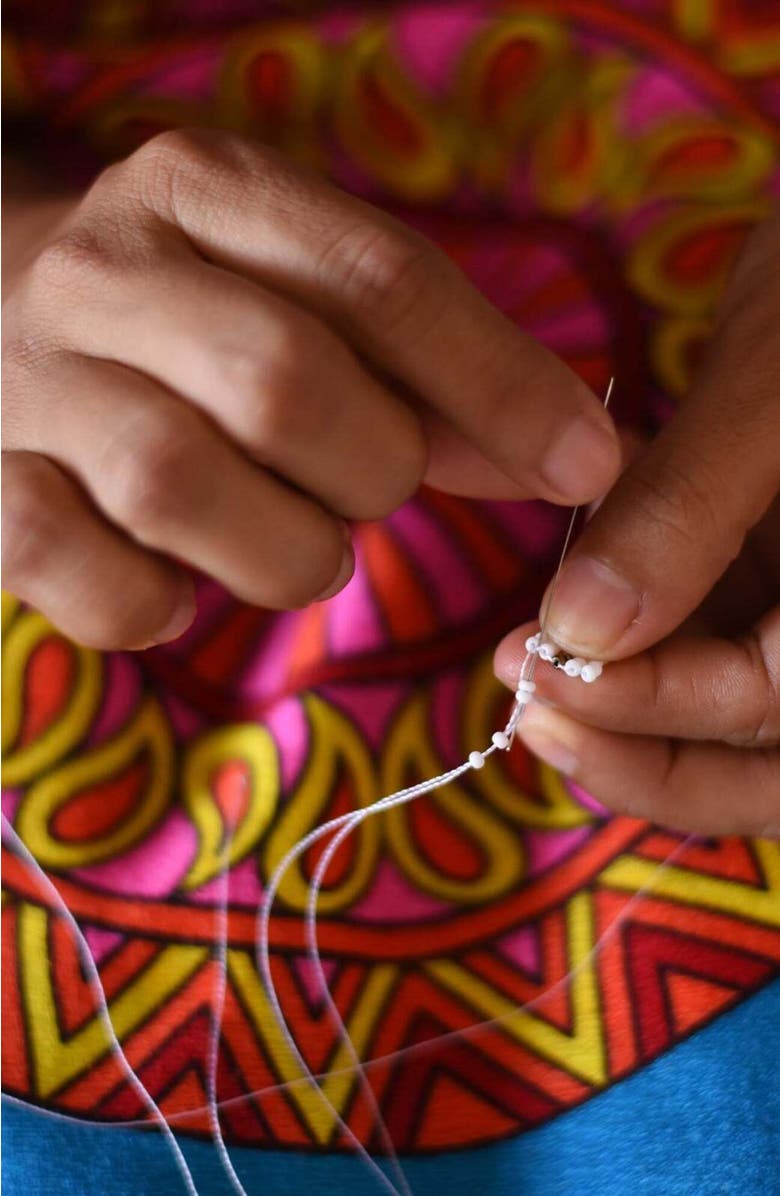 Fosterie Raya Earrings, Alternate, color, Navy