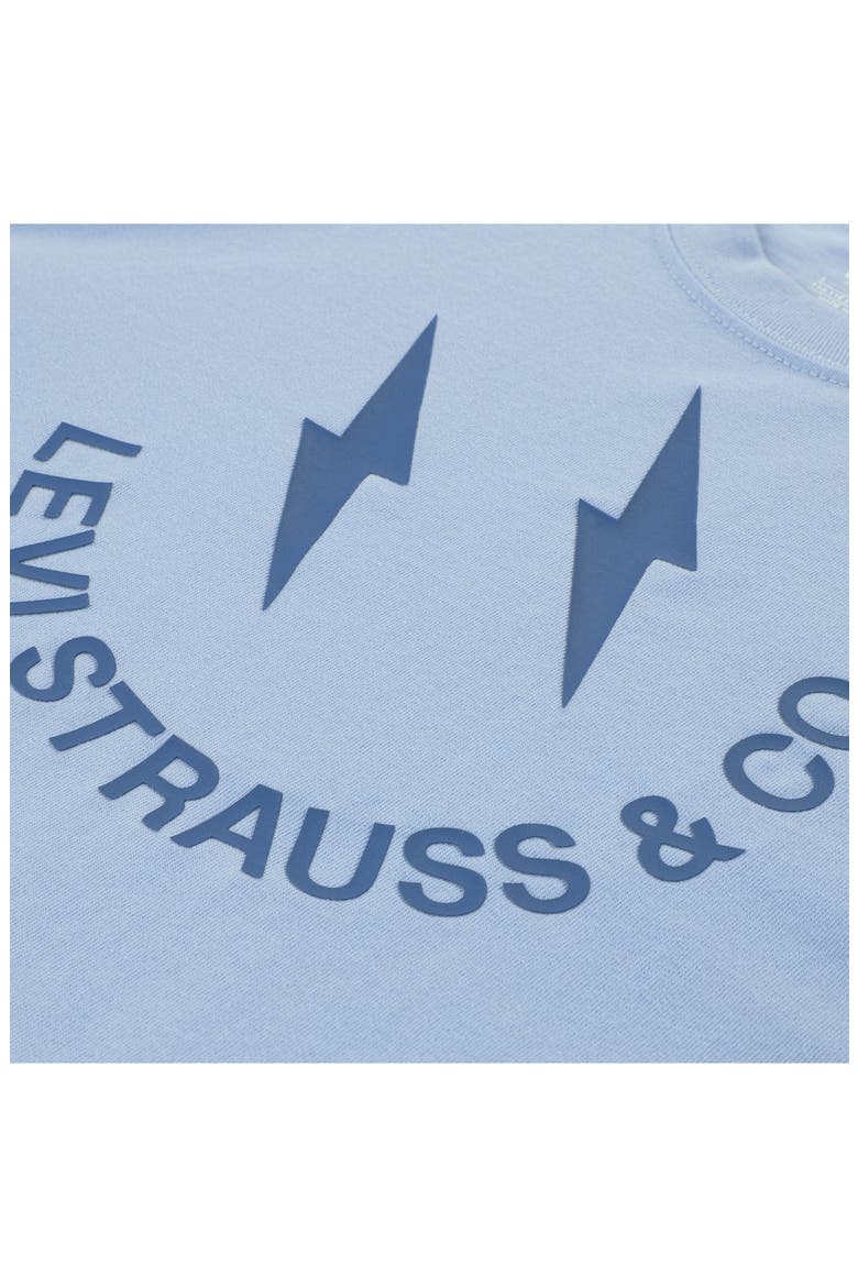 Kids' Smile For Levi's Graphic T-Shirt, Alternate, color, CHAMBRAY BLUE