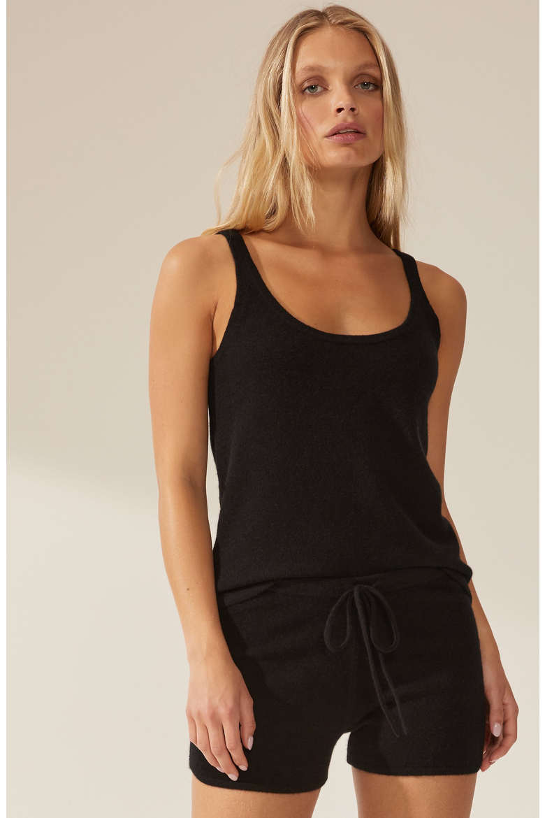 Cashmere Lounge Set, Alternate, color, Black