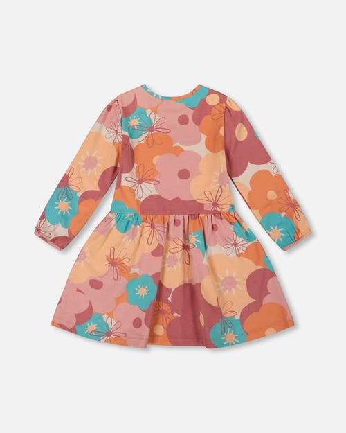Deux Par Deux Organic Cotton Dress In Multi