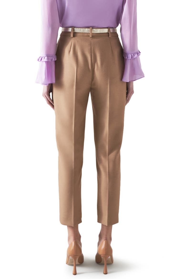 Mariner Ankle Cigarette Trousers, Alternate, color, CAMEL