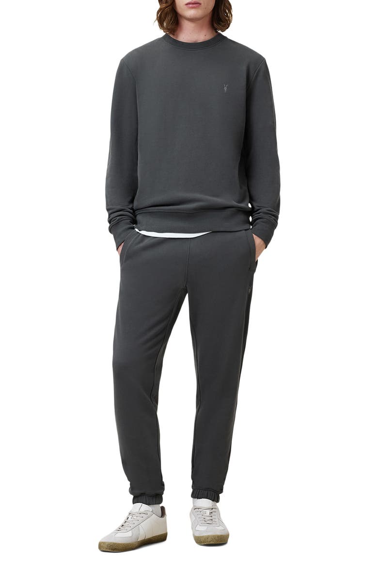 Raven Crewneck Sweatshirt, Alternate, color, CARTER GREY