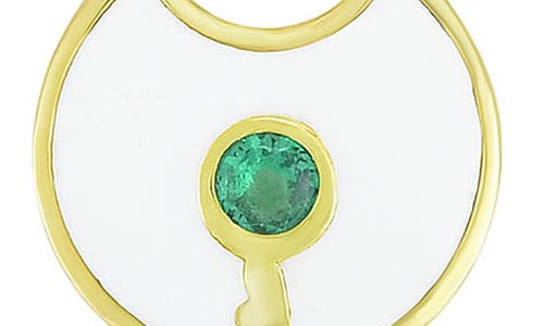 Sphera Milano Lock Pendant Necklace In Gold