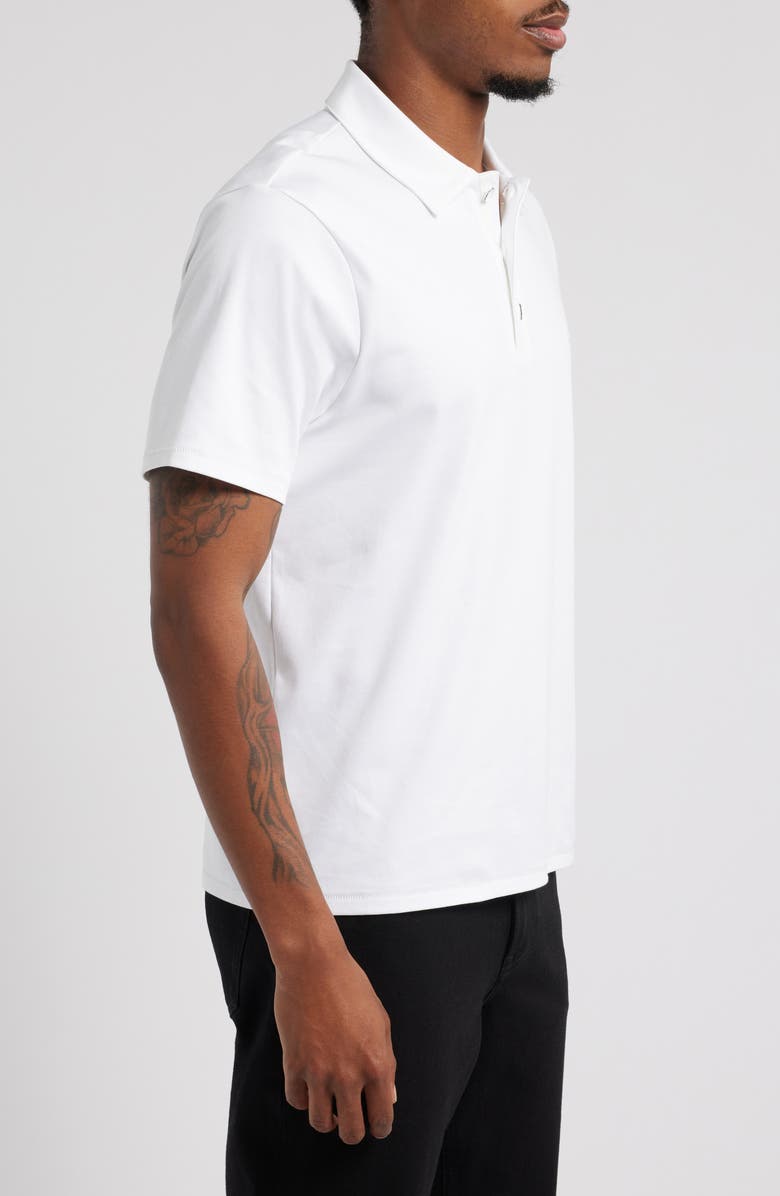 rag & bone Pure Pima Polo, Alternate, color, White