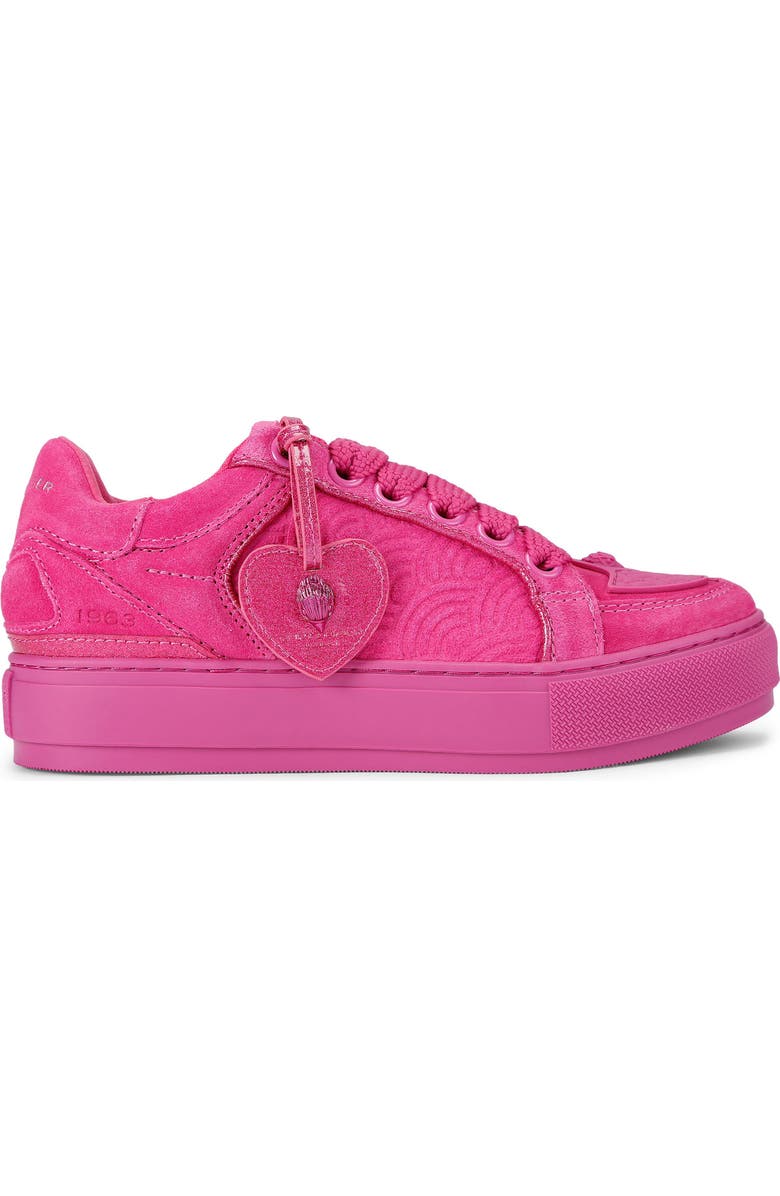 Kurt Geiger London Southbank Tag Platform Sneaker, Main, color, Pink