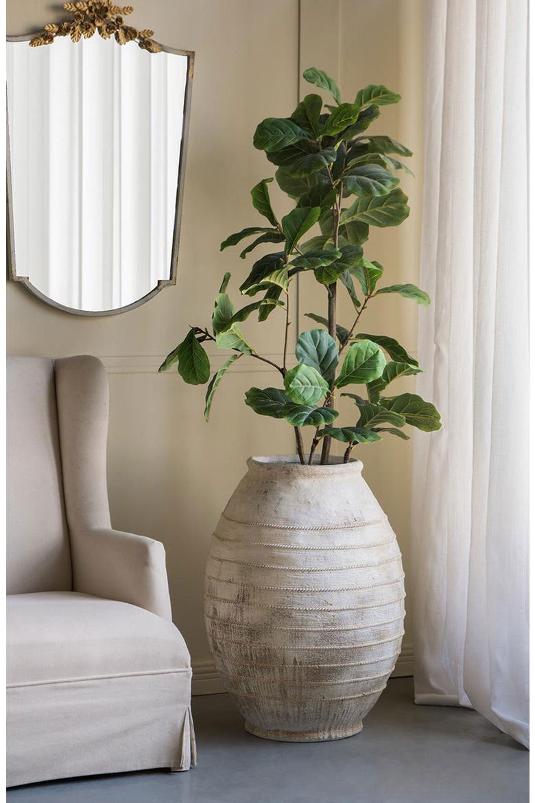 Magnesium Flower Pot, Alternate, color, WHITE