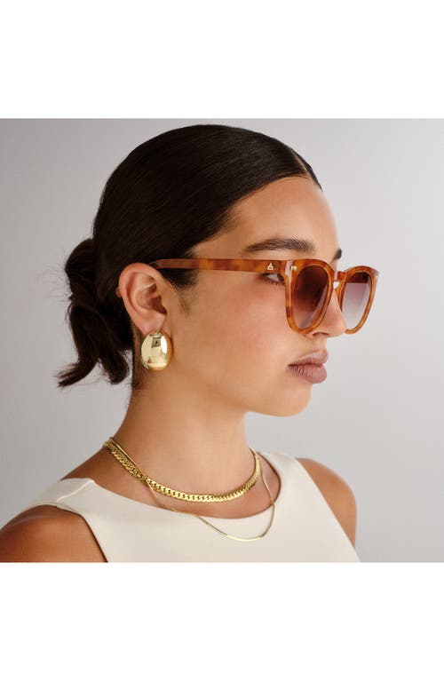 Aire Evolution 51mm Gradient Round Sunglasses In Brown