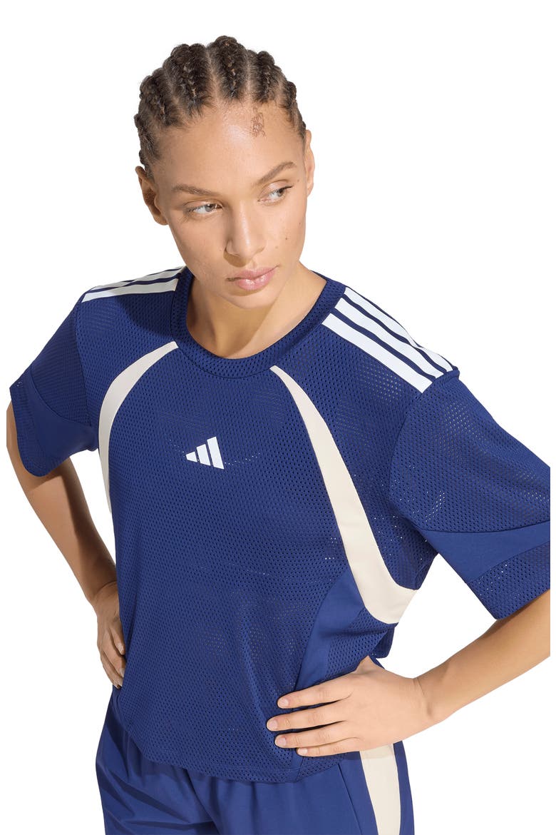Mesh Short Sleeve T-Shirt, Alternate, color, DARK BLUE