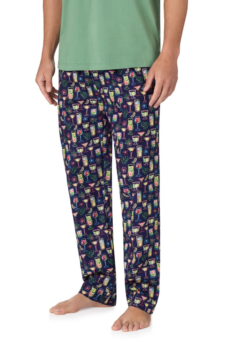 Tommy Bahama Cotton Pajama Pants, Alternate, color, 