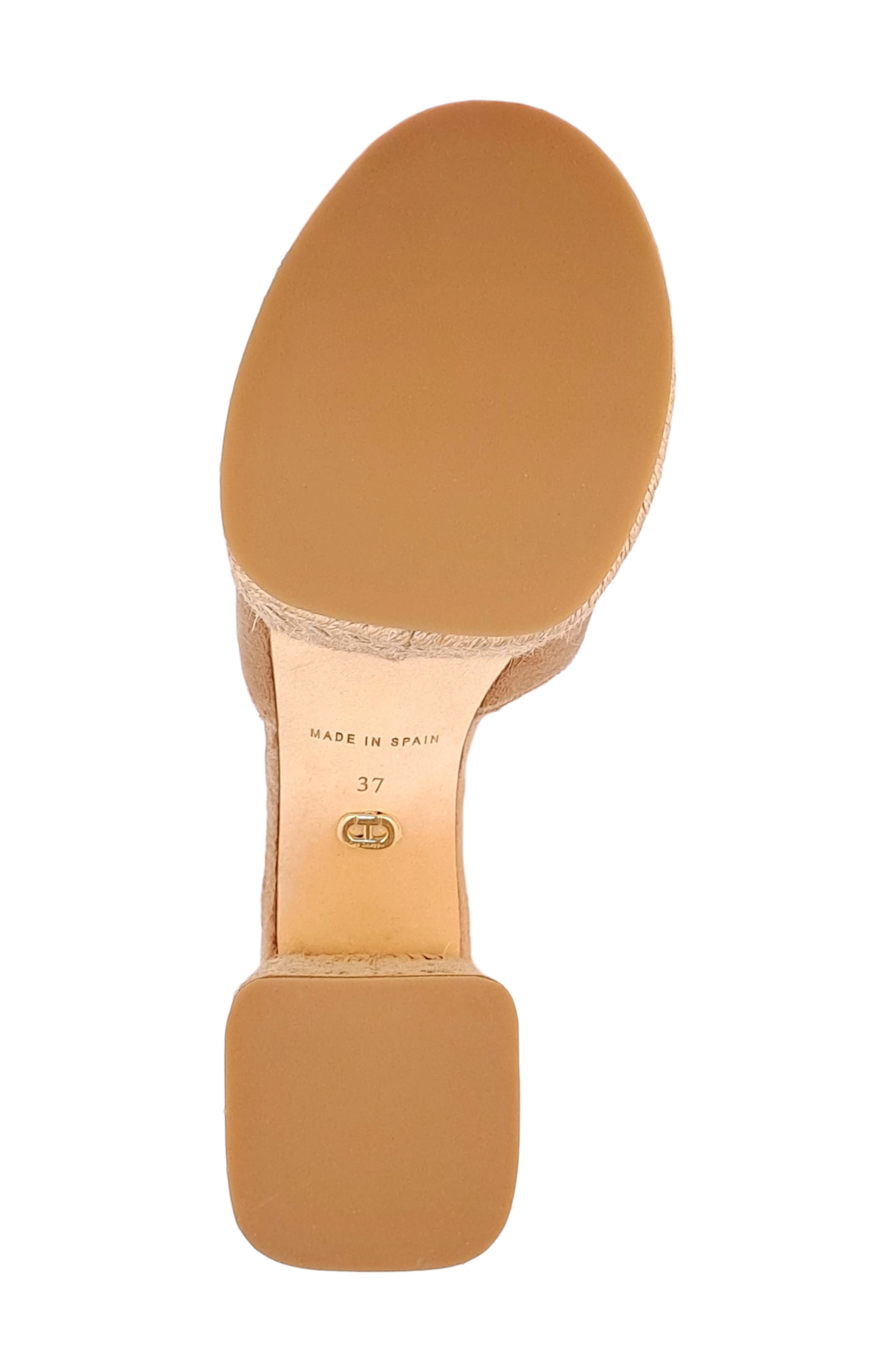 Sunset Platform Espadrille Sandal, Alternate, color, TAUPE FABRIC