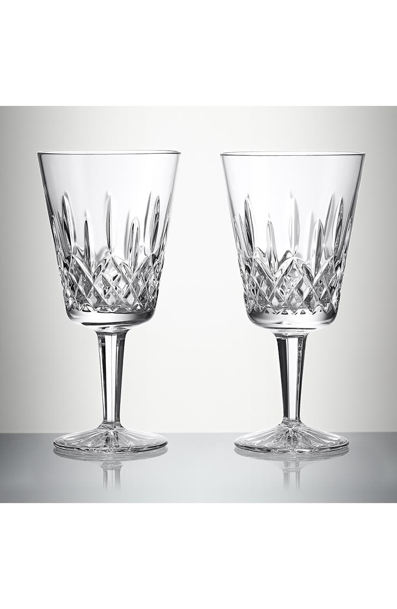 Waterford Lismore Set of 2 Medium Goblets, Alternate, color,