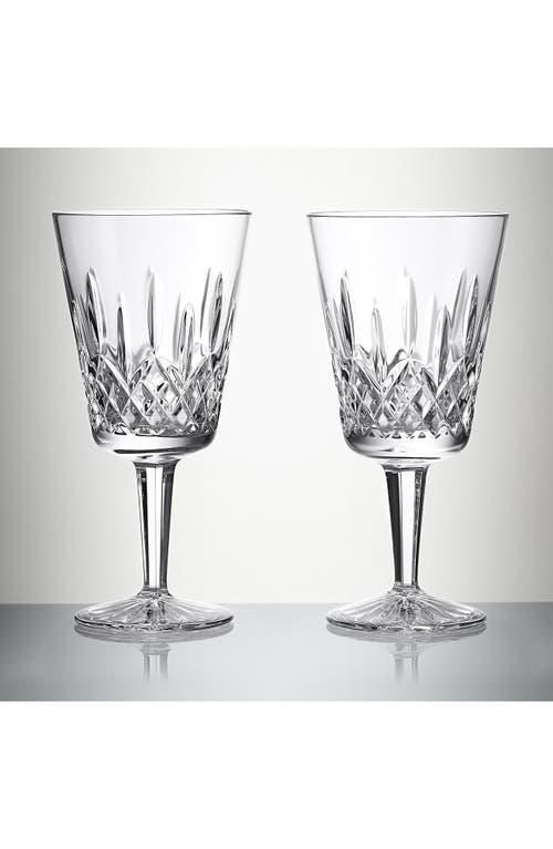 Waterford Lismore Set Of 2 Medium Goblets In No Color